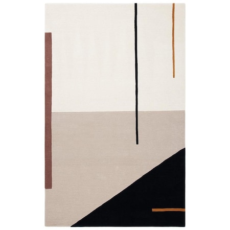 Safavieh 8 x 10 ft. Fifth Avenue Hand Tufted Rug Ivory & Black FTV110A-8